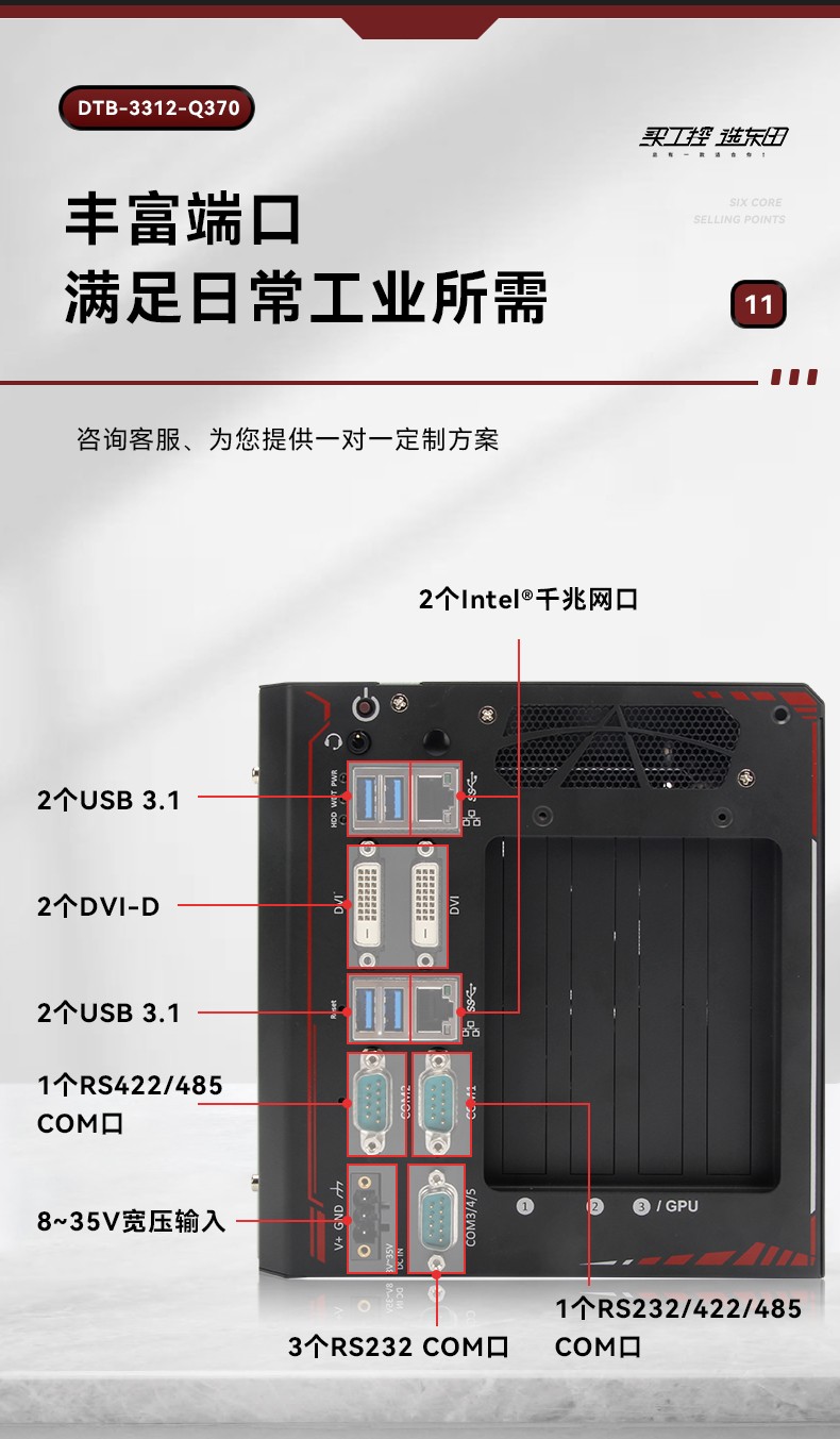 边缘计算工业电脑,酷睿8代塔洋镇工控机,DTB-3312-Q370.jpg
