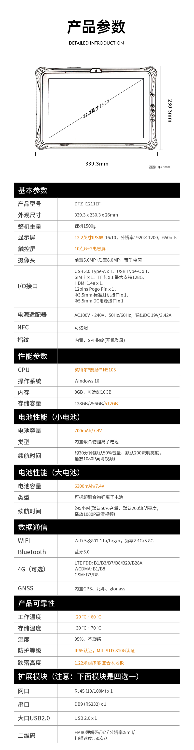 东田山西三防平板电脑,12.2英寸便携式平板.jpg