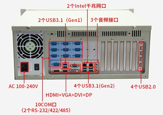 东田内蒙古工控机【DT-810E-JQ370MA】