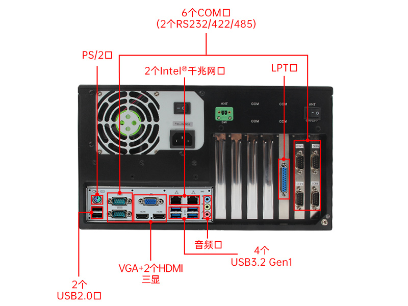 呼伦贝尔高性能壁挂式工控机|DT-5307A-JH420MA
