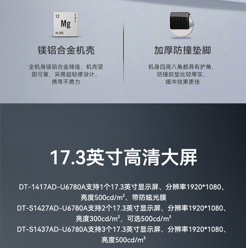 国产兆芯cpu三屏便携山西工控机,17.3英寸加固便携计算机,DT-S1437AD-U6780A.jpg