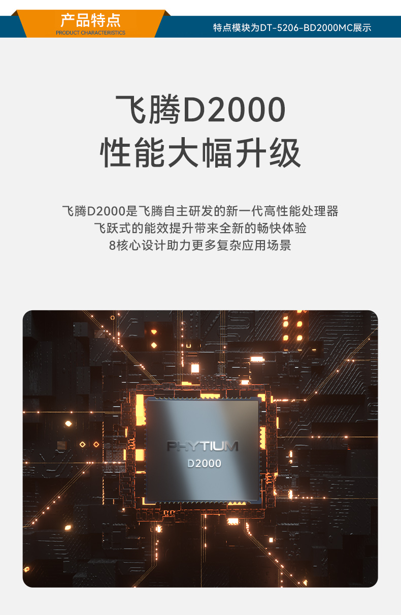 东田国产飞腾D2000 CPU,壁挂式山西工控机,DT-5206-BD2000MC.jpg